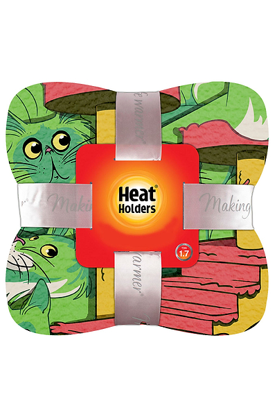 Heat Holders My Precious Cat Print Thermal Blanket Personal Size Cocoa