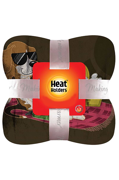 Heat Holders Nature Pup Blanket Indigo