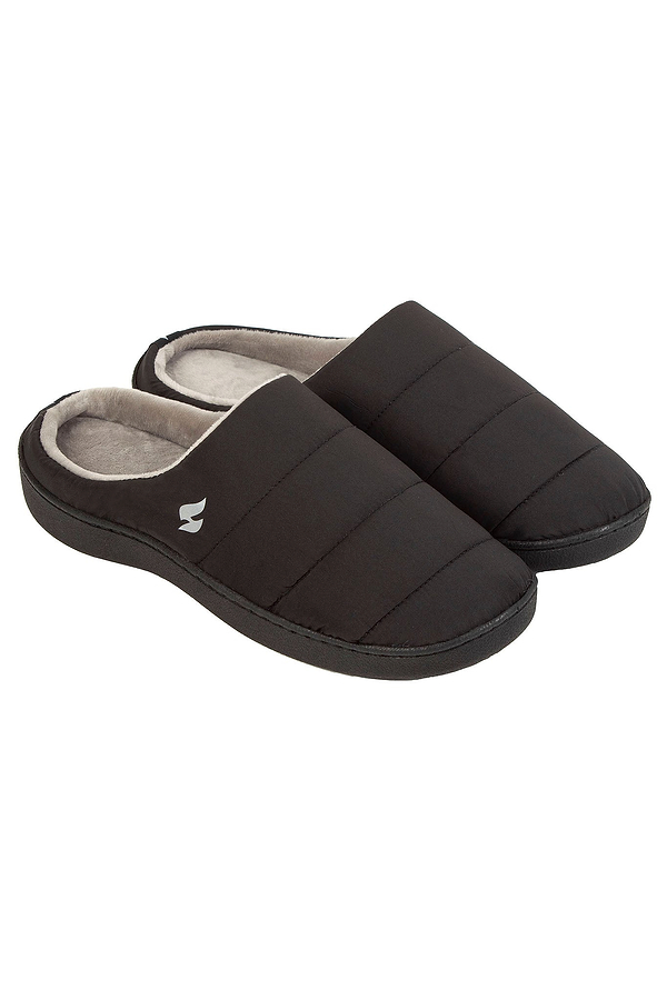 Heat Holders Women's Scuff Slipper Black #color_black