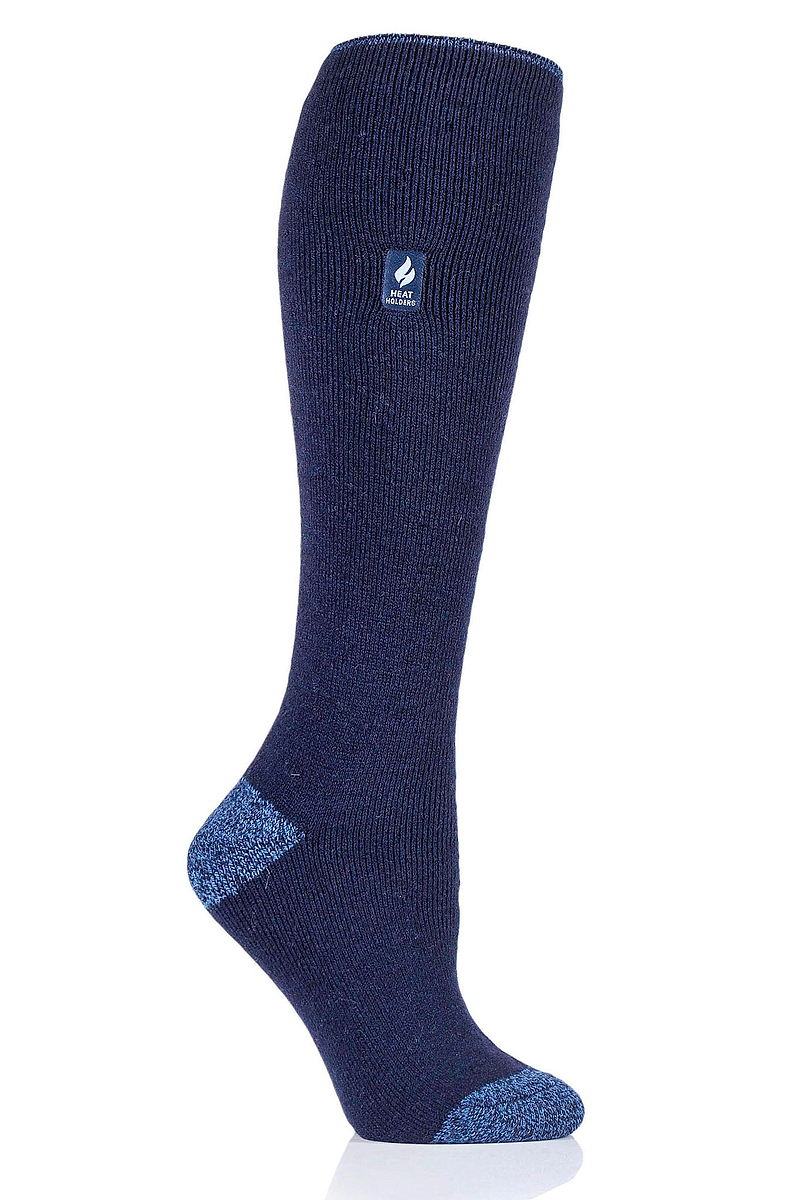 Heat Holders Women's Calla Lite Twist Long Thermal Sock Navy