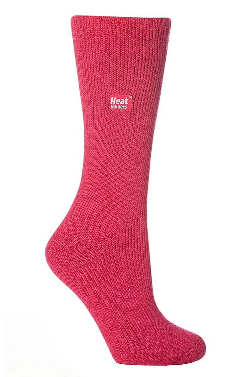 Heat Holders Camellia Women's Original Thermal Crew Sock Raspberry