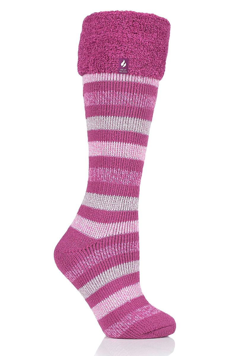 Heat Holders Women's Maria Cosy Cuff Boot Sock Pink