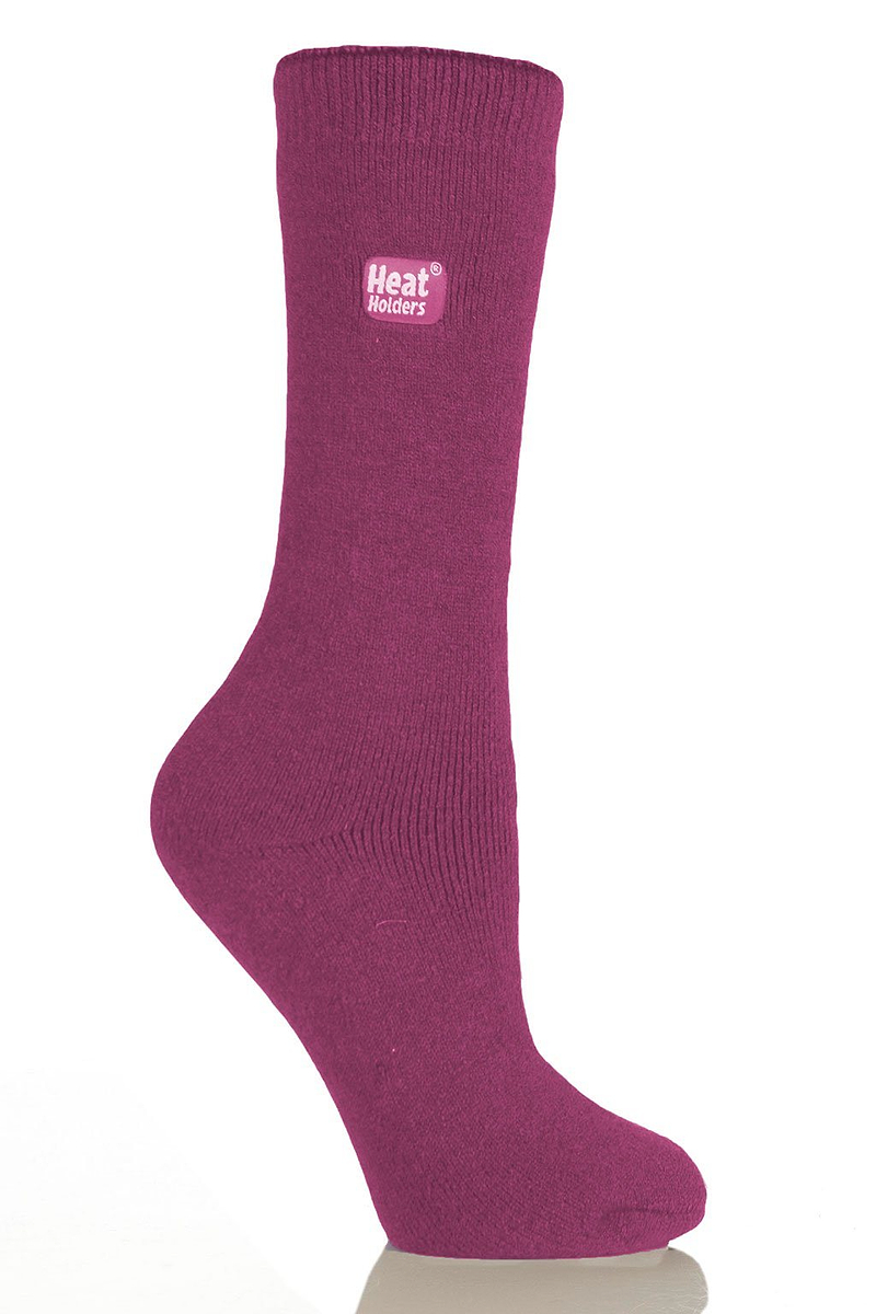 Heat Holders Women's Dahlia Lite Thermal Crew Sock Deep Fuchsia