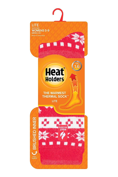 Women's Festive Fairisle Socks Packaging