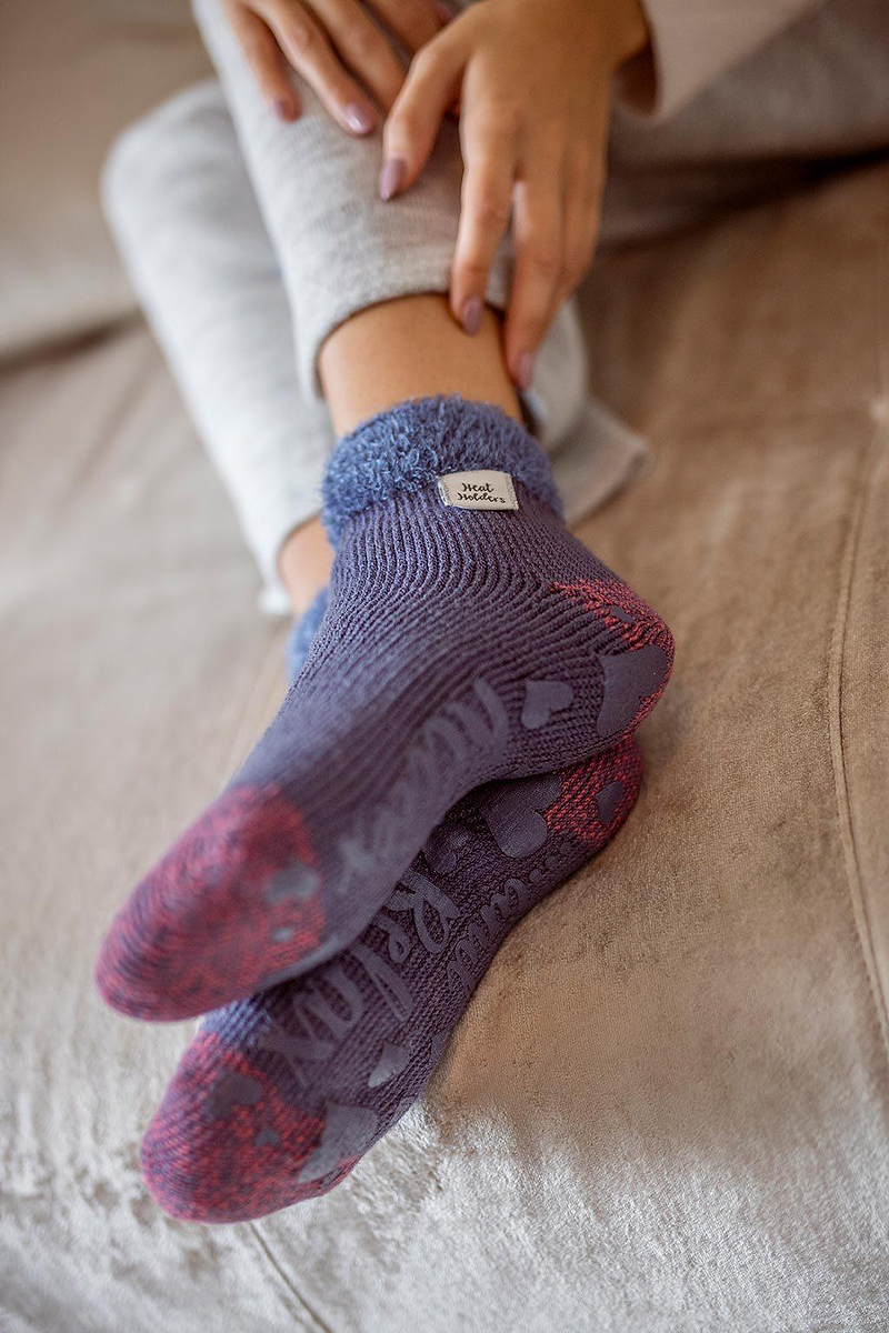 Women's Feather Top Lounge Socks