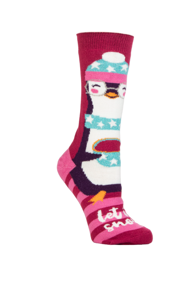 Women's Lite Carol Festive Crew Sock