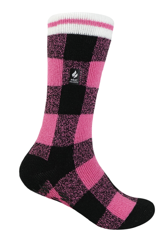 Kids' Ella LITE™ Plaid Slipper Sock