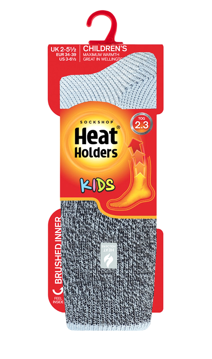 Kids' Scarlet ORIGINAL™ Block Twist Crew Sock