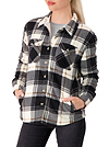 Women's Jacqueline Long Sleeve Plaid Shirt Jacket