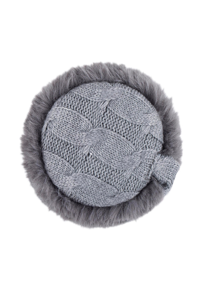 Heat Holders Albury Earmuffs Womens Cloud Grey Side