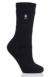 Heat Holders Camellia Women's Original Thermal Crew Sock Black - Big/Tall #color_black