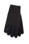 Heat Holders Carina Women's Flat Knit Gloves Black #color_black