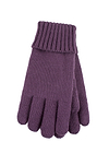 Heat Holders Carina Women's Flat Knit Gloves Purple #color_purple