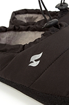Heat Holders Men's Drawstring Slipper Black - Toggle Detail