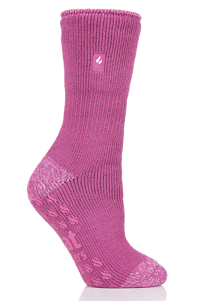 Heat Holders Juniper Crew Slipper Sock Pink #color_pink