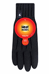 Heat Holders Kids' Glacier Peak Thermal Gloves Black - Packaging