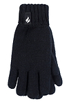 Heat Holders Kids' Storm Rider Thermal Gloves Black #color_black
