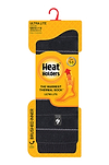 Heat Holders Men's Corbin Ultra Lite Fine Stripe Thermal Crew Sock Black - Packaging
