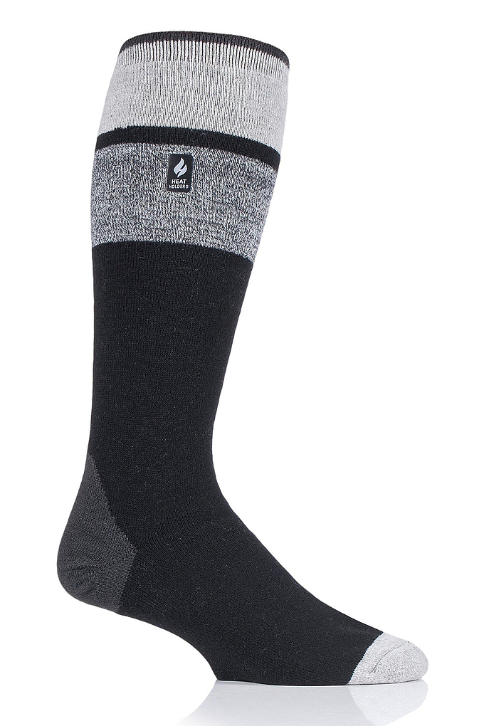 Heat Holders Men's Franz Steeze Snowsports Long Sock Grey #color_grey