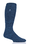 Heat Holders Men's Gabriel Original Twist Long Thermal Sock Navy/Denim #color_navy/denim