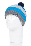 Heat Holders Mens Ian Snowsports Block Stripe Hat Grey/Blue #color_grey/blue