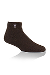 Heat Holders Men's Original Thermal Ankle Sock Solid Brown #color_brown