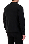 Heat Holders Men's Original Thermal Fleece Zip Jacket Black - Side Rear