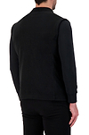 Heat Holders Men's Original Thermal Fleece Zip Vest Black - Side Rear