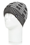 Heat Holders Men's Shaun Snowsports Basketweave Knit Thermal Hat Charcoal/Cream #color_charcoal/cream