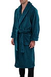 Heat Holders Mens Spa Robe Autumn Green Model - Front Side