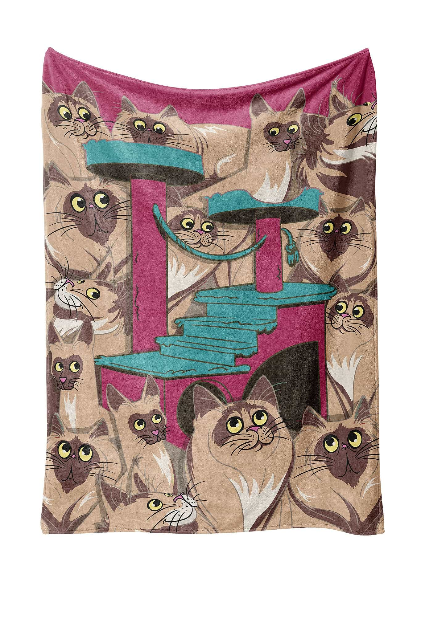 Cat print blanket best sale