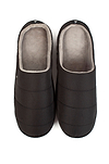 Heat Holders Men's Scuff Slipper Black - Top View