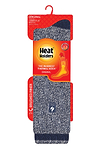 Heat Holders Women's Ashley Twist Long Thermal Sock Soft Navy/Cream - Packaging