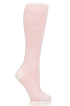 Heat Holders Women's Calla Lite Twist Long Thermal Sock Light Pink #color_light pink