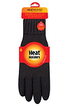 Heat Holders Carina Women's Flat Knit Gloves Black - Packaging