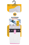 Heat Holders Women's Janica Aztec Snowsports Long Sock Grey - Pack