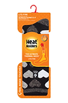 Heat Holders Women's Jennifer Lite Heart Thermal Crew Sock Black Mono - Packaging