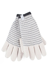 Heat Holders Women's Oslo Stripe Thermal Gloves Buttercream #color_buttercream