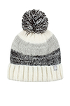 Heat Holders Women's Sloane Feather Knit Roll Up Thermal Hat Charcoal - Flat Shot