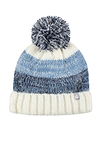 Heat Holders Women's Sloane Feather Knit Roll Up Thermal Hat Navy - Flat Shot