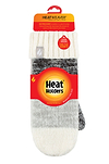 Heat Holders Women's Sloane Flat-Knit Thermal Mittens Charcoal - Packaging