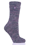 Heat Holders Women's Wendy Original Four-Color Twist Thermal Crew Sock Purple #color_purple