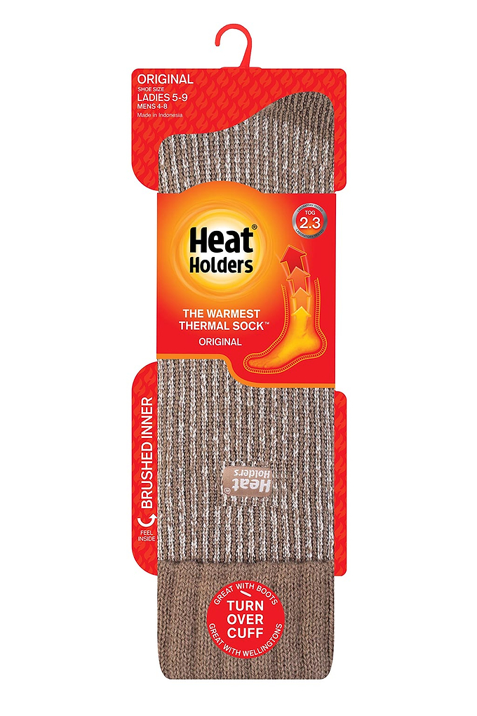 Women's Ribbed Boot Socks Packaging