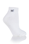 Heat Holders Women's Solid Thermal Ankle Sock White #color_white