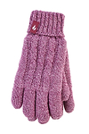 Heat Holders Women's Amelia Cable Knit Thermal Gloves Rose #color_rose