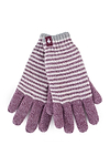 Heat Holders Women's Oslo Stripe Thermal Gloves Rose #color_rose