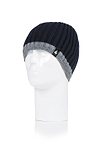 Heat Holders Men's Breacon Ribbed Contrast Thermal Hat Black #color_black