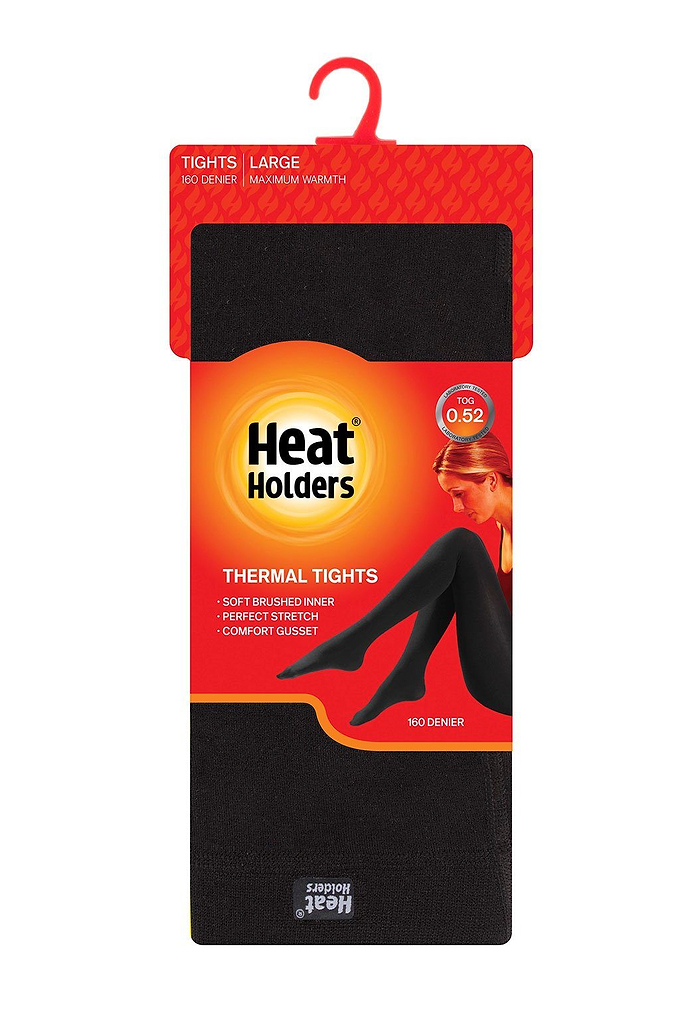 Heat Holders Women's Thermal Tights Black - Packaging