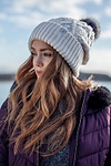 Heat Holders Women's Solna Cable Knit Roll Up Thermal Hat With Pom Pom - Lifestyle