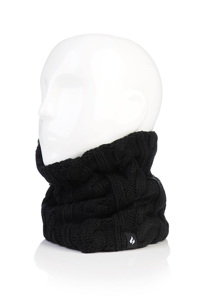 Heat Holders Women's Emily Thermal Neck Warmer Black #color_black